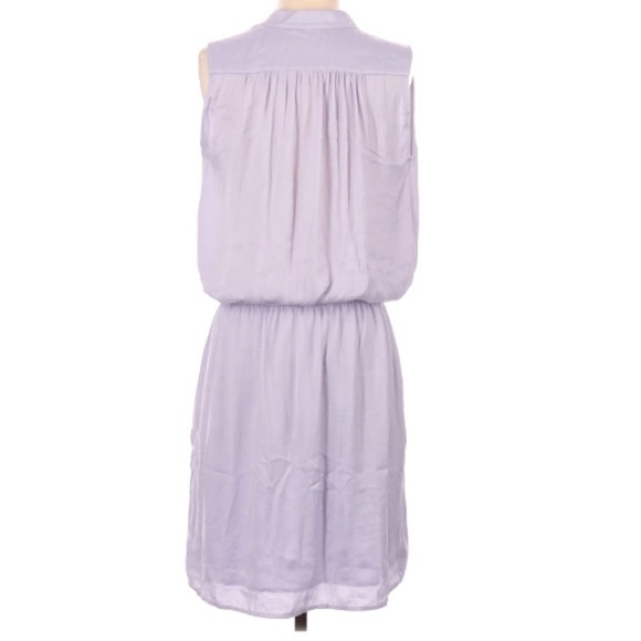 Vince Sleeveless Lavender Satin Dress with Pockets Women’s Size XS - Picture 5 of 9